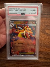 2026 Pokemon Ascended Heroes Mega Charizard Y ex #022/217 PSA 10 picture