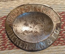 Rare Vintage Bartlett Cigars Dickerman & Co. Heavy Advertising Ashtray picture