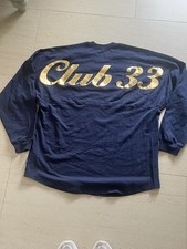 Club 33 Disneyland Spirit Jersey Size L Blue Gold Exclusive New picture