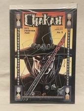 Vtg #1 Chakan The Forever Man Comic Signed by Bob Kraus w/ Illustration Sketch picture