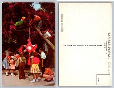 Breaking The Piñata Children Party Mexico City Mexico Postcard picture