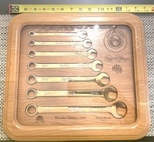MAC TOOLS 7-PC RICHARD PETTY 1992 WINSTON CUP 7-TIME WINNER GOLD WRENCH SET USA picture