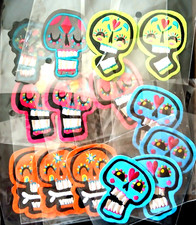 Job Lot Skull Head - Iron or Sew on Patches x 14 picture