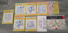 Vintage Aunt Martha’s Hot Iron Transfer LOT Embroidery Cross Stitch Crafts picture