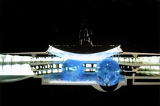 Guggenheim Museum Frank Lloyd Wright Expo Kennedy Fabrication 4x6 Vtg Photo AD09 picture