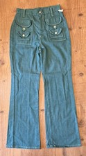 VTG 1970s Girl Scouts Denim Pants Size 14 Denim Jeans Official Tag New York RARE picture