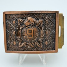 [779] Manchu Belt Buckle Eagle Brass Western Classic Design picture
