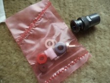 CLANSMAN RADIO STRAIGHT CONNECTORS X 2 UNITS AMPHENOL MADE, 5935-99-627-4413. picture