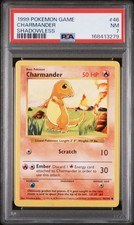 1999 Charmander Shadowless 46/102 PSA 7 NM picture