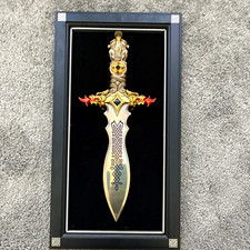 Fantasy wall art “THE DRAGON MASTER'S DAGGER” Greg Hildebrandt/ Franklin Mint picture