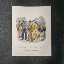 Plate 677Military Uniforms in America Naval Battalion U.S.N. Philippine Islands picture