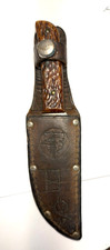 VINTAGE REMINGTON UMC RH4 SHEATH KNIFE IN AS FOUND UN POLISHED CONDITION picture