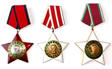 Original Bulgarian Order of 9 September 1944 – 1st, 2nd & 3rd Class Set picture