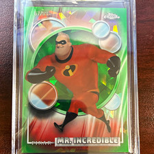 2026 Topps Chrome sapphire Pixar 2026 Mr. Incredible #126 Serial Numbered 67/99 picture