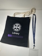 University of Edinburgh Library Tote Bag Lanyard ID Holder Campus Exclusive New picture