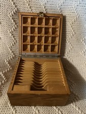 1943 wooden postal sorting and filing box picture