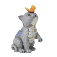 Jim Shore Cat and Butterfly Mini Figurine 6016382 2025 picture