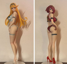 2/set Anime Xenoblade Chronicles Swimsuit Mythra&Pyra PVC  Figure New No Box picture