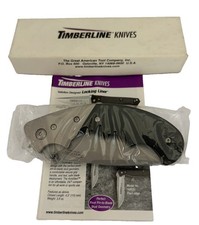 Timberline 7433 Greg Lightfoot Pistol Grip Folding Knife Plain Edge NOS Box picture