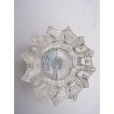 Vintage Lincoln's Birthplace Ashtray Heavy Mid Century Modern Sunburst 12 Point picture