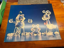 Vtg Paws Showroom Display Panel signed Jim Davis Garfield Odie Pooky 24x20 inch picture