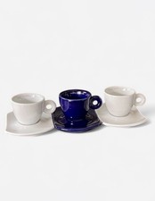 Set of (3) 2004 Illy Art Collection espresso cups by French artist Daniel Buren picture