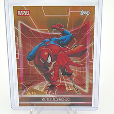 Topps 2026 Neon Marvel Spider-Man #4 Serial Numbered 39/50 picture