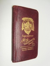 1912 Storz Brewing Pocket Notebook w/Color Inserts, Omaha, Nebraska picture