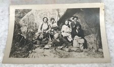 Antique -Vintage 1910's - 1915 Family Mountains Kids - Photo Photograph  picture