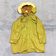Vintage 70s US Military M65 Fishtail Parka Complete Hood Liner Set Mens Large picture