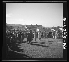 Photo:Westmoreland Fair Pennsylvania 1936 Egg and Spoon Race Crowds picture