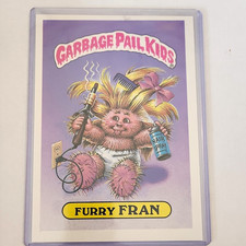 Topps 1986 Garbage Pail Kids Little Stinkers #12 Furry Fran Base Card picture