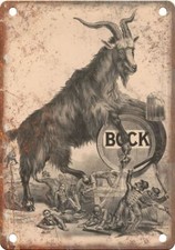 Vintage Bock Beer Reproduction Metal Sign E416 picture