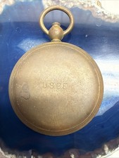 Vintage WWII U.S.C.E. (U.S. Corps of Engineers) Brass Field Compass by TAYLOR picture