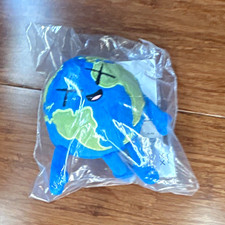 KAWS x Universe Plush Toy Blue/Green Earth Globe Character with Tag picture