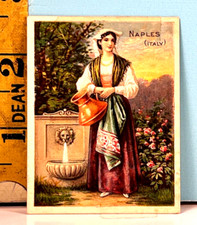 🔥1912 T52 Turkish Trophies Costumes & Scenery of All Countries: NAPLES ITALY🔥 picture