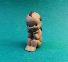 Rare Rose O'Neill African American Kewpie Bisque Enesco Jesco Porcelain Baby picture