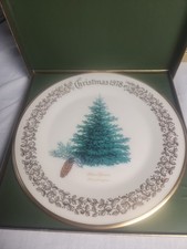 Lenox Christmas Plate Commemorative Issue Blue Spruce 1978 in Box picture