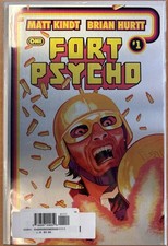 FORT PSYCHO #1- 1:175 BRIAN HURTT METAL VARIANT- MATT KINDT- ONI PRESS picture