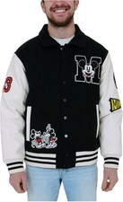 Disney Adult Varsity Jacket Black Men’s S Women’s M New Costco  picture