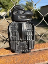 Vintage Haida Indian Thunderbird Wall Decor Thorn MCM Pylades Island 7”  picture