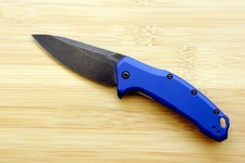 1776NBBW Kershaw Link Drop Point Flag Logo Pocket knife assisted opener New Blem picture