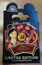 Disney HKDL Disneyland Hong Kong Mulan 20th Anniversary Mushu Spinner LE Pin picture