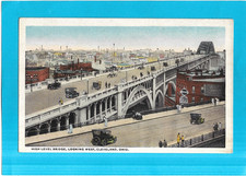 Vintage Postcard-High Level Bridge, Looking West, Cleveland, OH. picture
