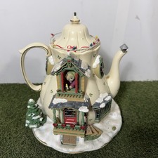 Enesco 1993 Holiday Bungalow Twas the Night Before Christmas Let It Snow Music picture