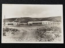Whites City New Mexico NM Pueblo Court Carlsbad Antique RPPC Real Photo Postcard picture
