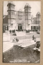 1908 FRANCO BRITISH EXHIBITION. Court of Honour Entrance. 1908 Posted POSTCARD picture