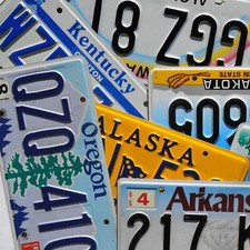 License Plate - ALL 50 STATES + Countries NICE License Plates Lot picture