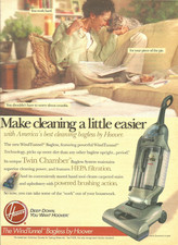 2001 Hoover WindTunnel Bagless Vacuum Cleaner vintage Print AD Advertisement B picture