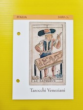 DESCRIPTIVE CARD DECK OF VENETIAN TAROT CARDS 1650 CA. ITALY NEW picture
